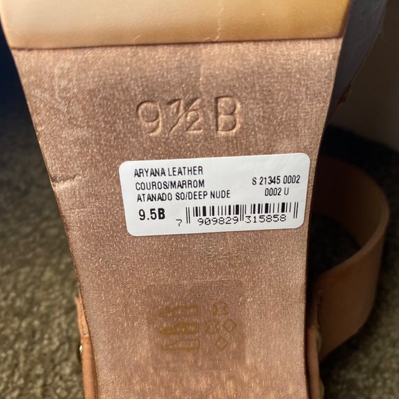 SCHUTZ Brown Wedge Heels 9.5 - Picture 7 of 7